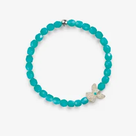 Blue Guardian Angel Stretch Bracelet