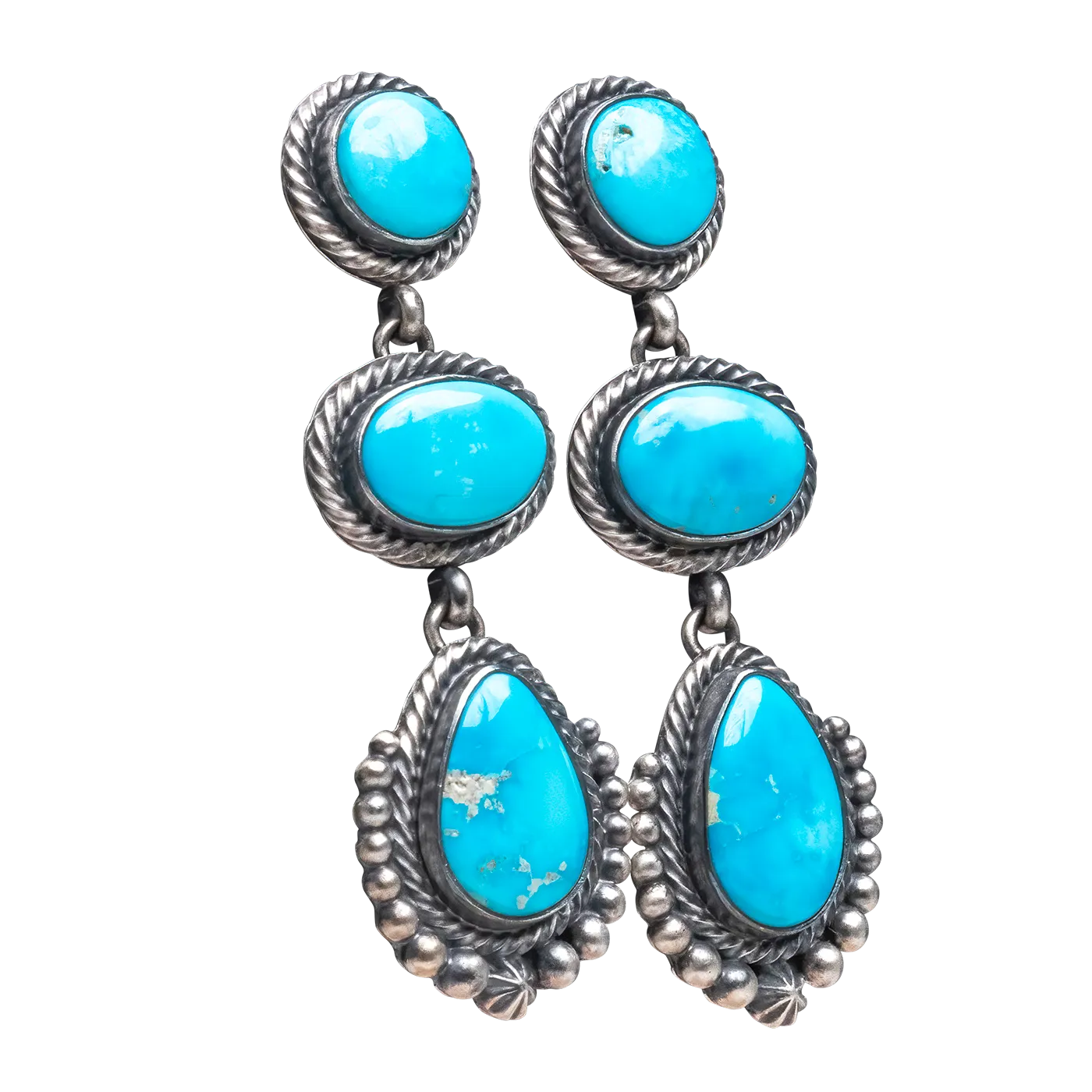 Blue Ridge Turquoise Lariat Necklace & Earring Set | Diane Wiley