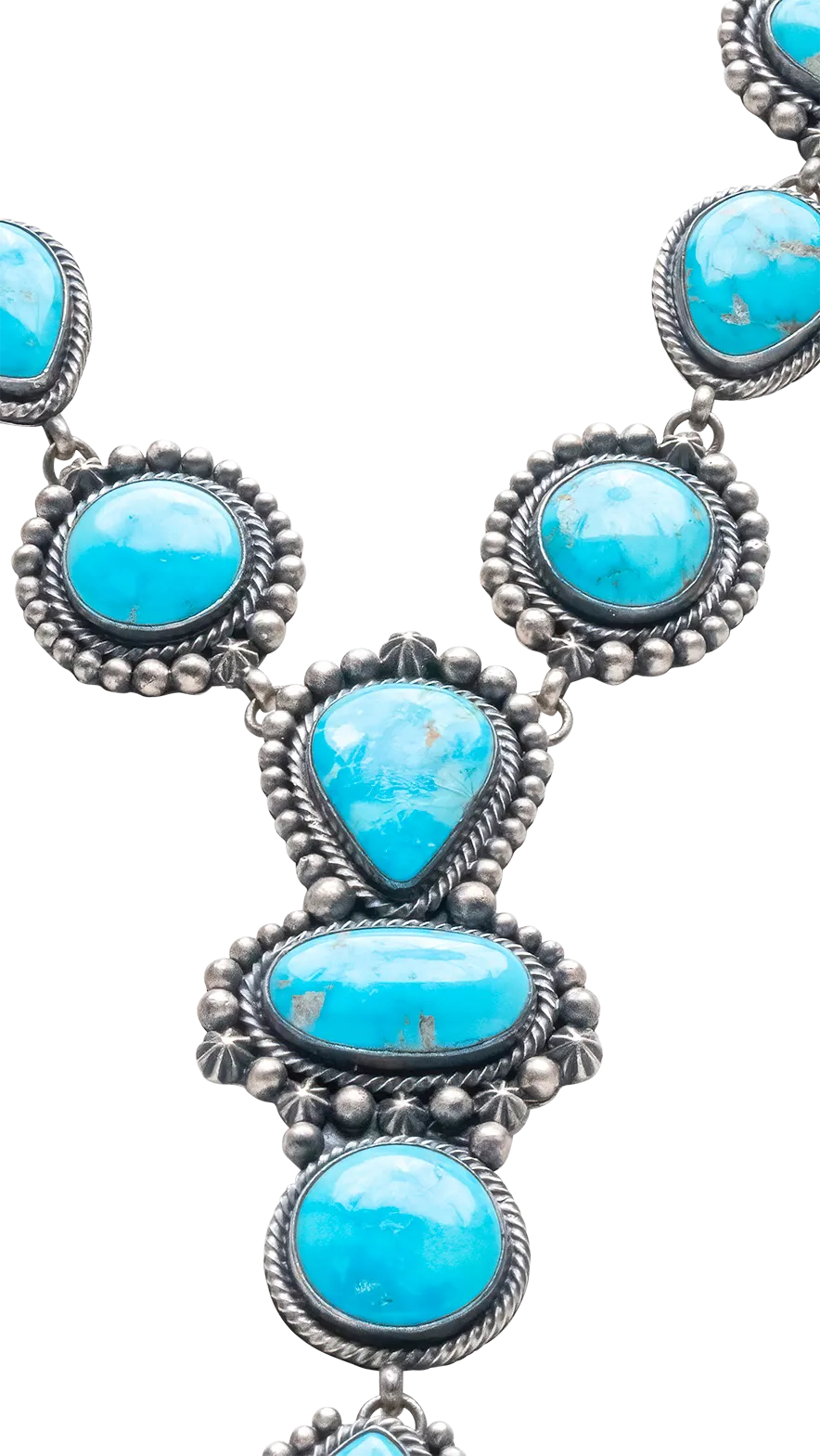 Blue Ridge Turquoise Lariat Necklace & Earring Set | Diane Wiley