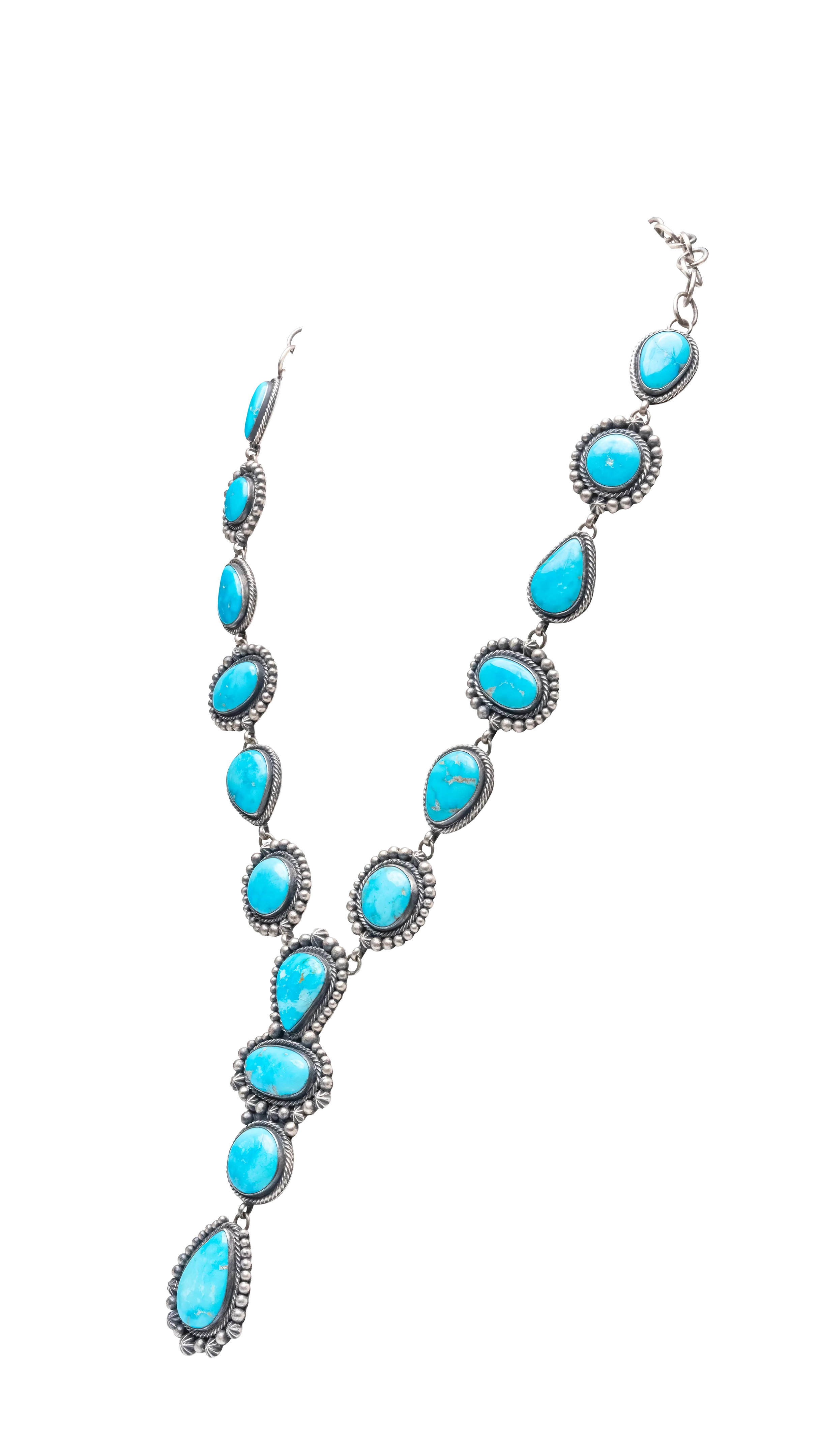 Blue Ridge Turquoise Lariat Necklace & Earring Set | Diane Wiley