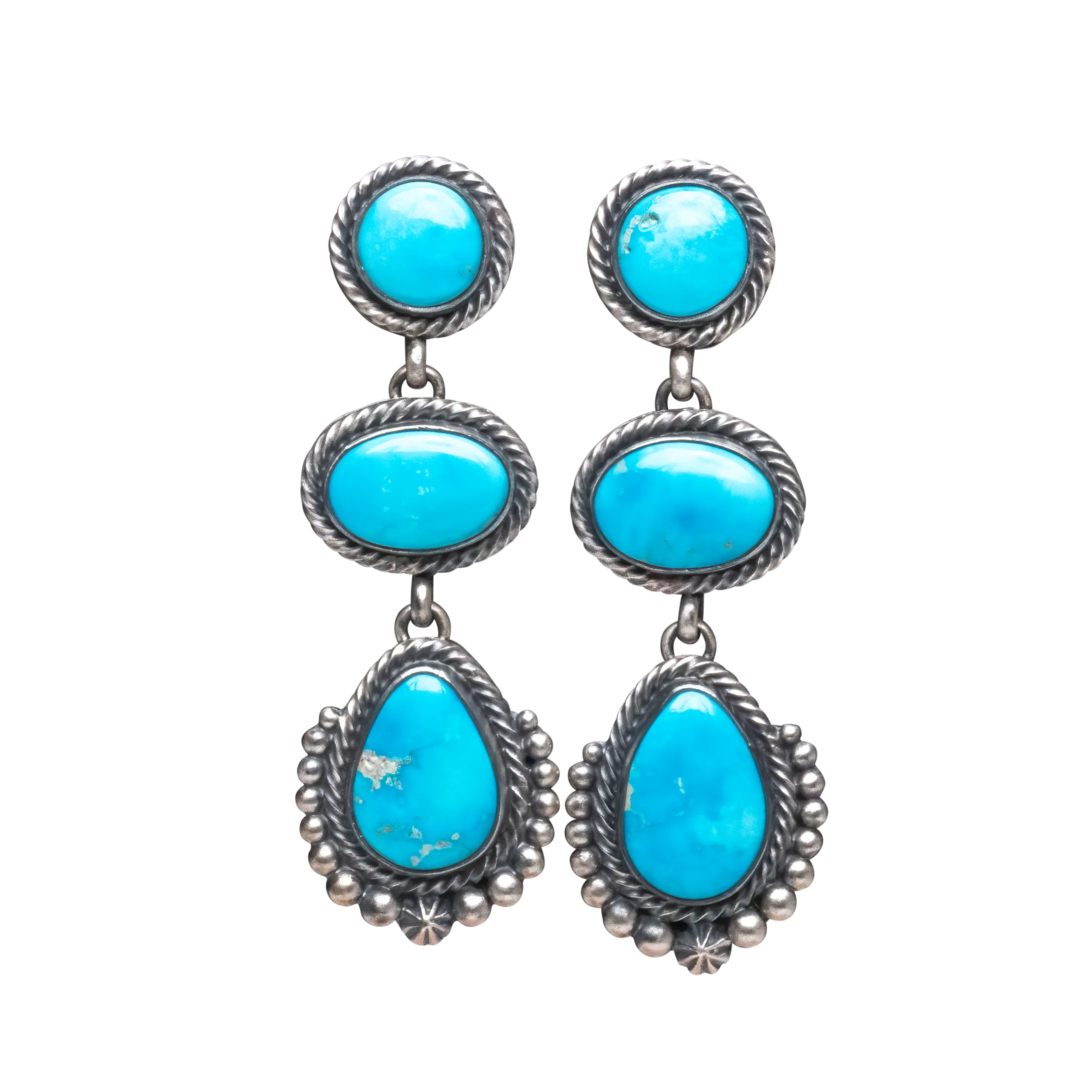 Blue Ridge Turquoise Lariat Necklace & Earring Set | Diane Wiley