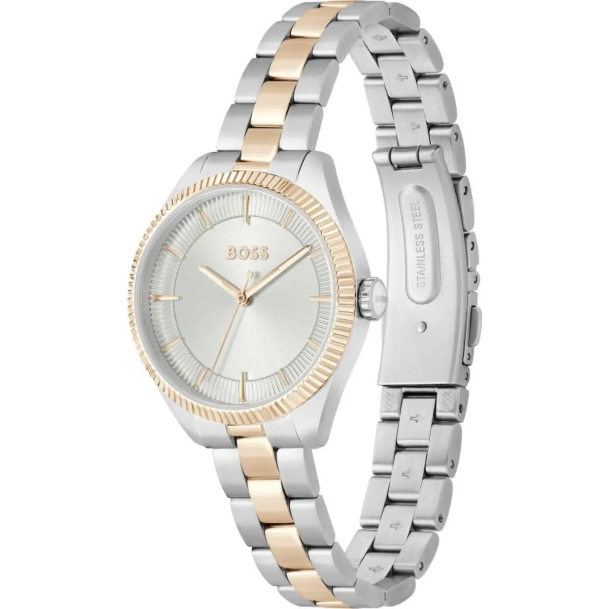 BOSS Sage 32mm Stainless Steel Silver Quartz Ladies Watch