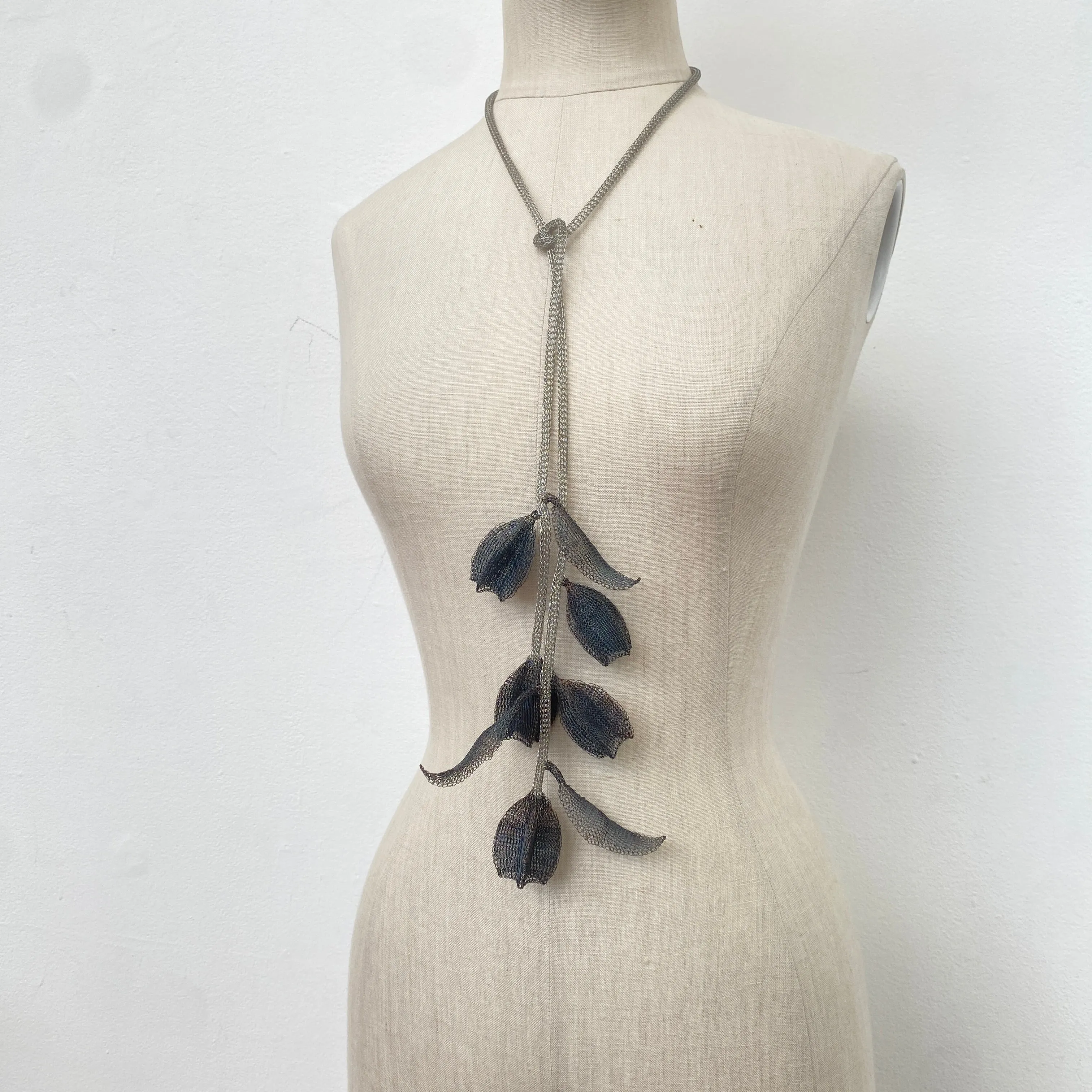 Botanic Necklace - Silver/Oxi