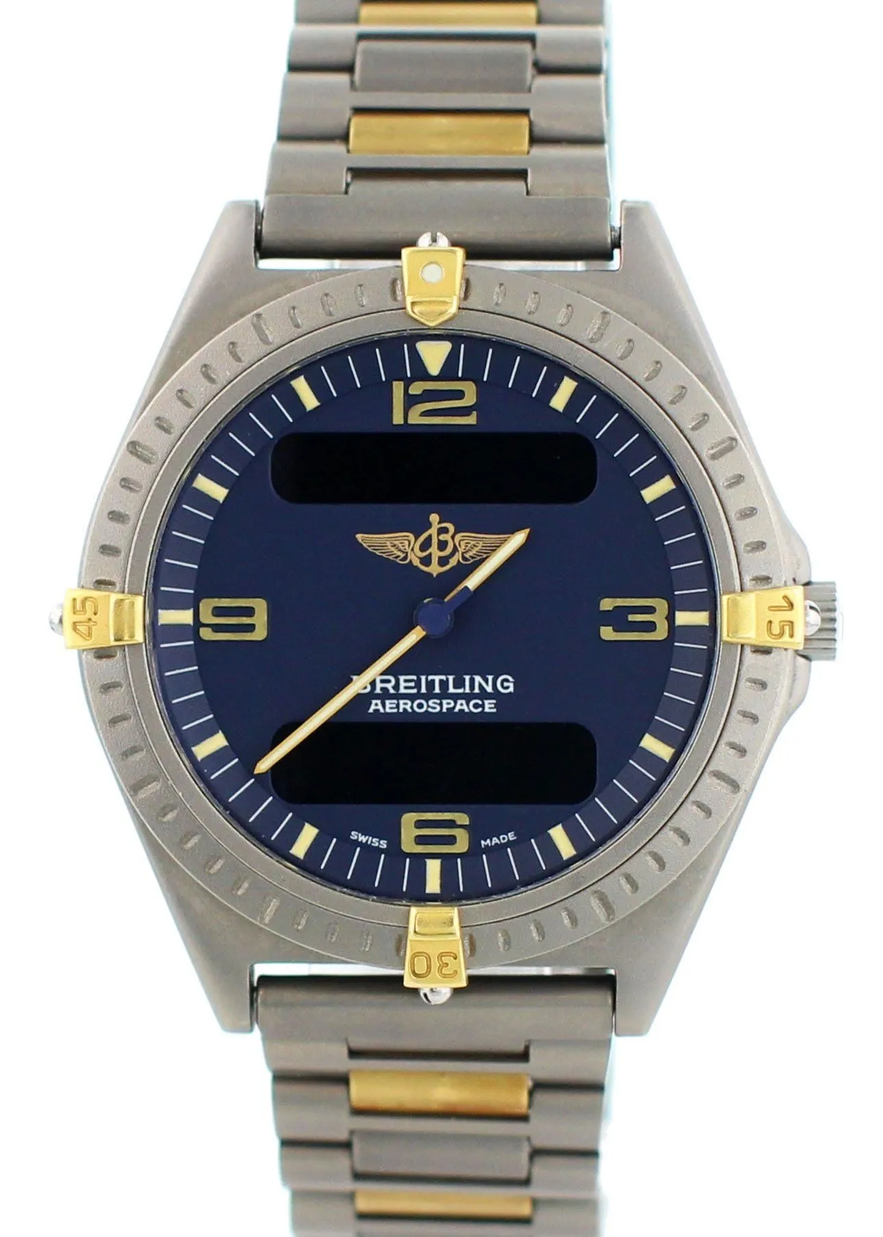 Mens Titanium Breitling Aerospace F56059 Watch - Lightweight and Durable