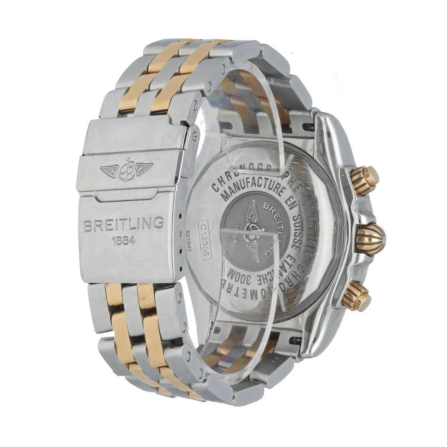 Breitling Chronomat Evolution C13356 Diamond Bezel Men's Watch