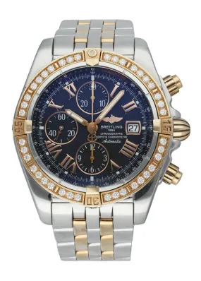 Breitling Chronomat Evolution C13356 Diamond Bezel Men's Watch