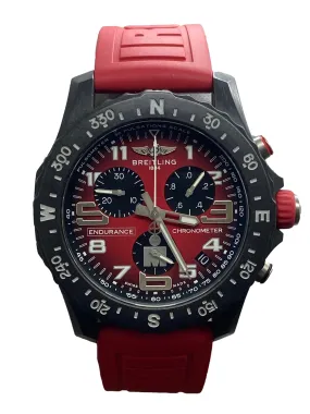 Breitling ENDURANCE PRO IronMan X82310 Red Dial Quartz Men's Watch