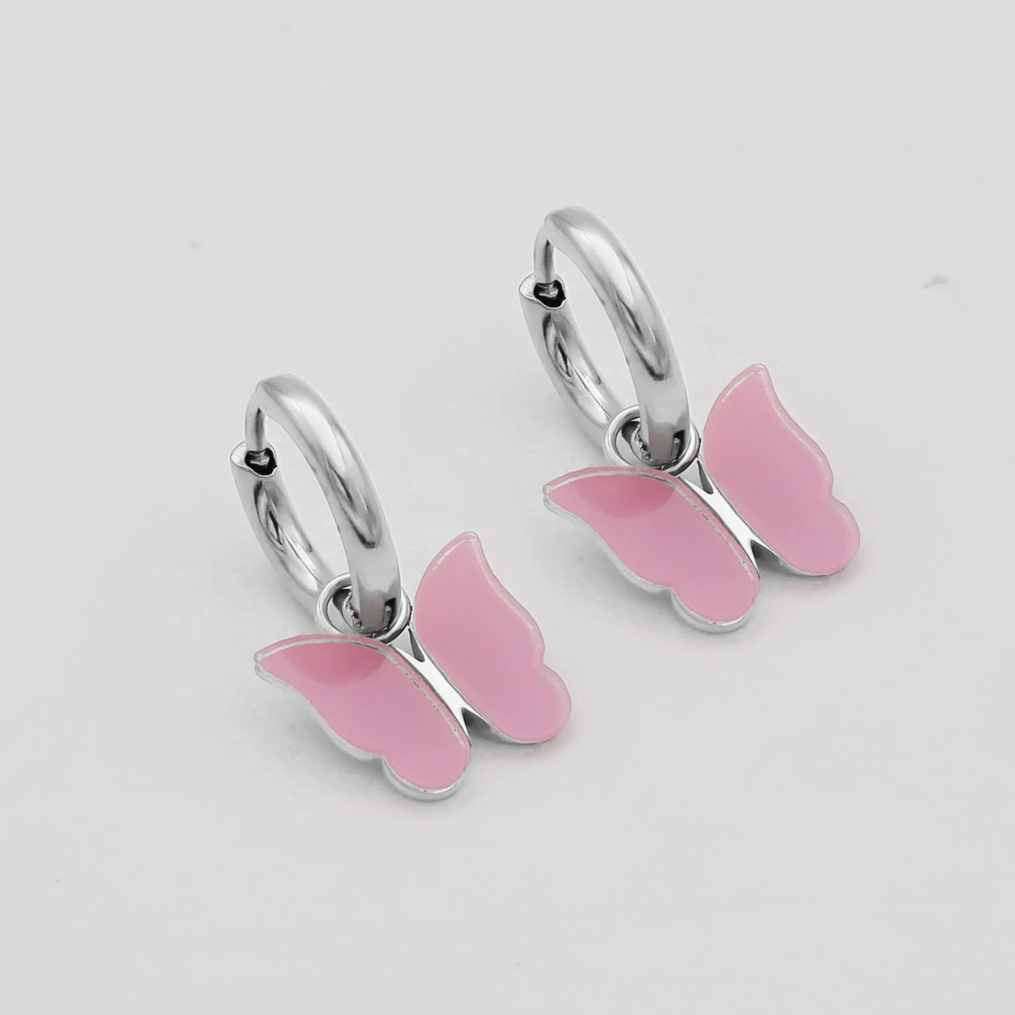 Butterfly Huggie Earrings