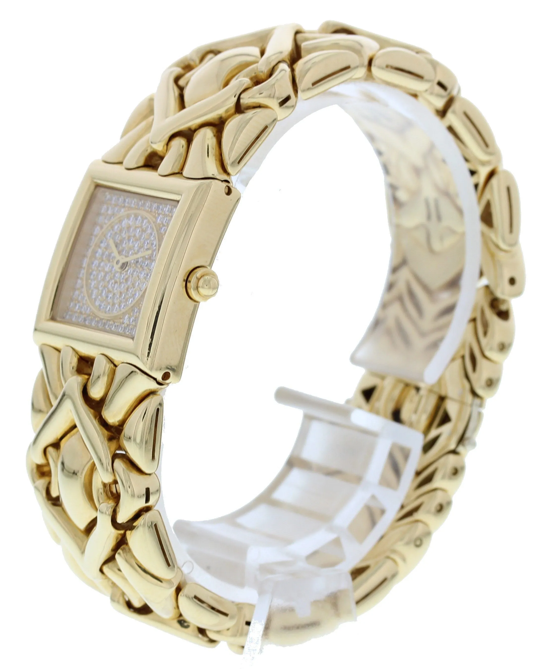 Bvgari BJ06 18k Yellow Gold & Diamond Ladies Watch