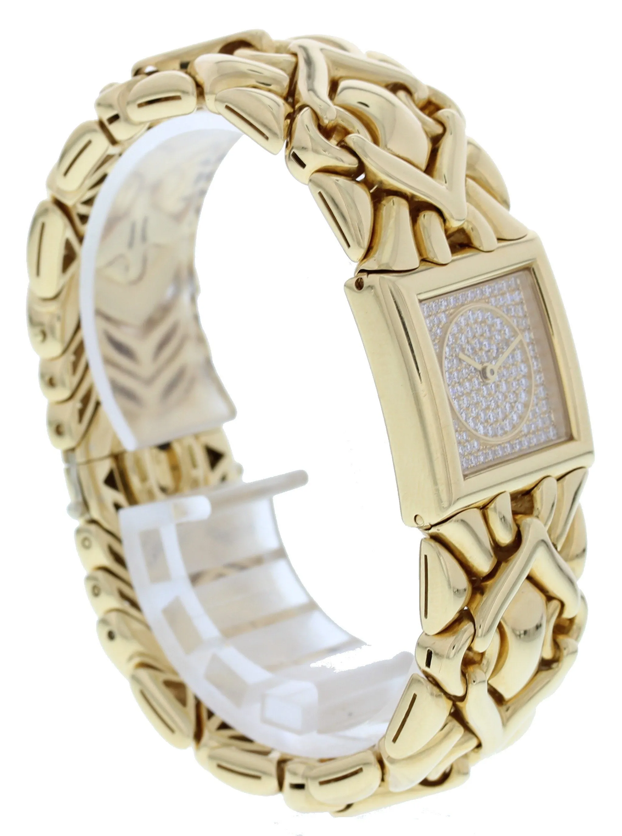 Bvgari BJ06 18k Yellow Gold & Diamond Ladies Watch