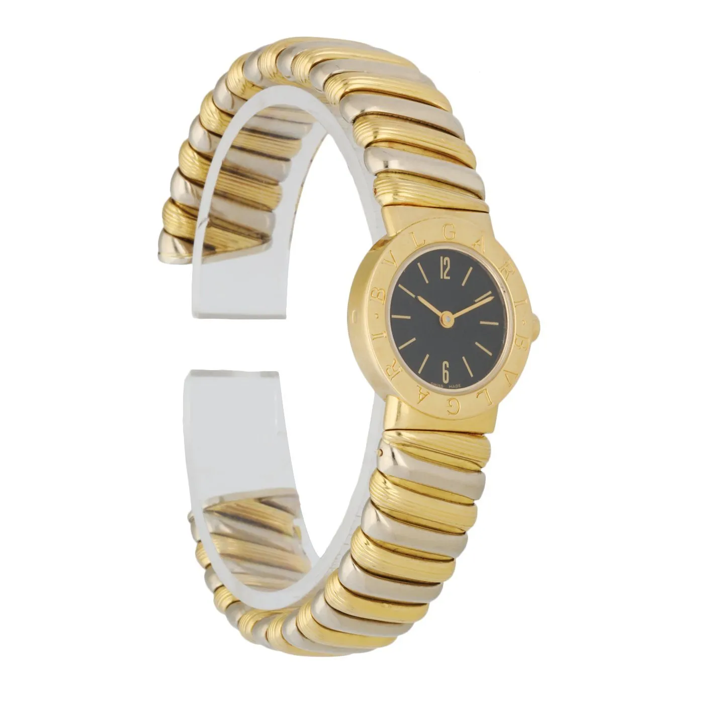 Bvlgari Tubogas BB 23.2T 18K Yellow & White Gold Ladies Watch