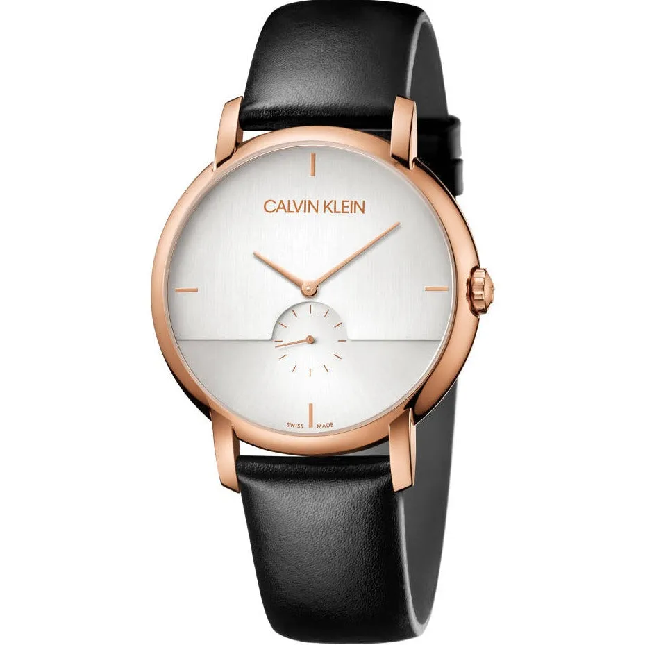 Calvin Klein Rose-Gold Dial Quartz Men's Watch| K9H2X6C6