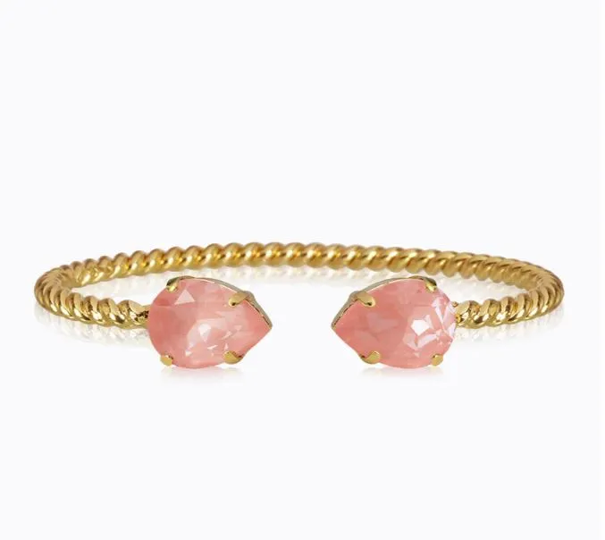 Caroline Svedbom Mini Drop Bracelet Gold Flamingo Ignite