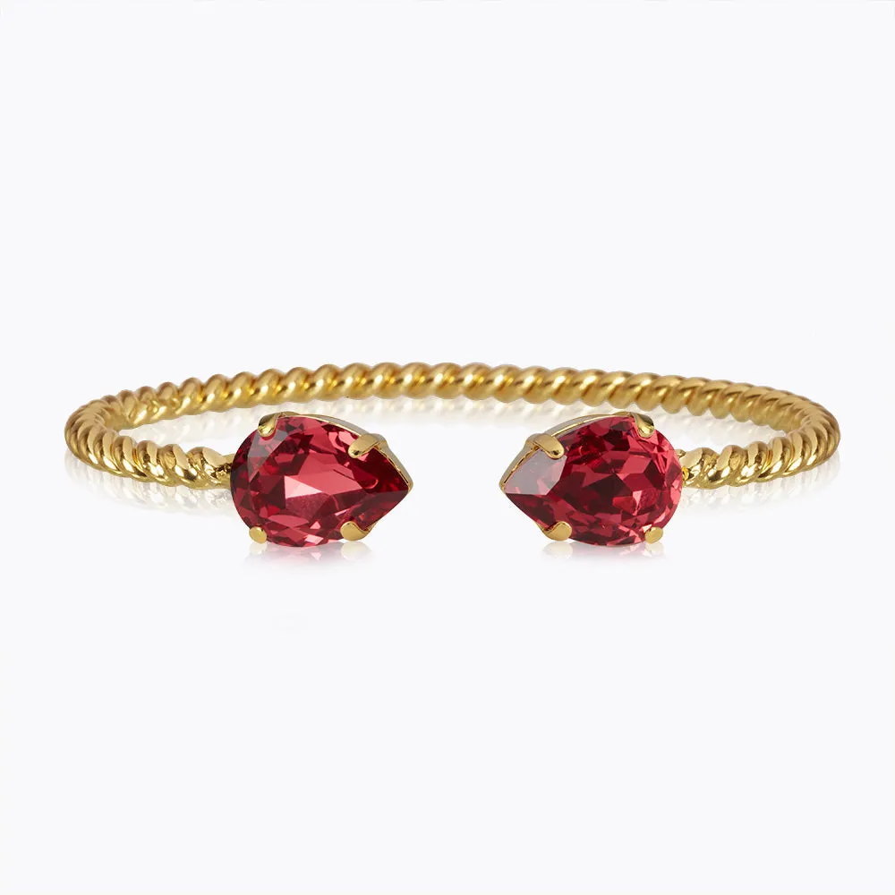 Caroline Svedbom Mini Drop Bracelet Mulberry Red