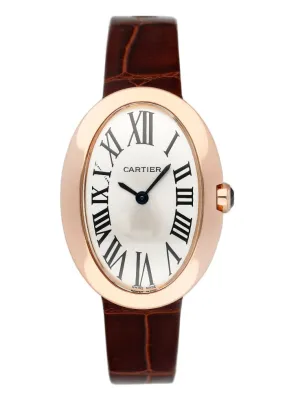 Cartier Baignoire W8000007 18K Rose Gold Ladies Watch Box Papers