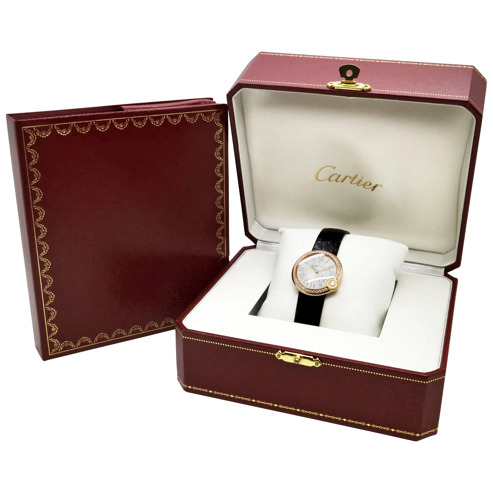 Cartier Ballon Blanc de Cartier WJBL0005 Silver-tone Dial Quartz Women's Watch