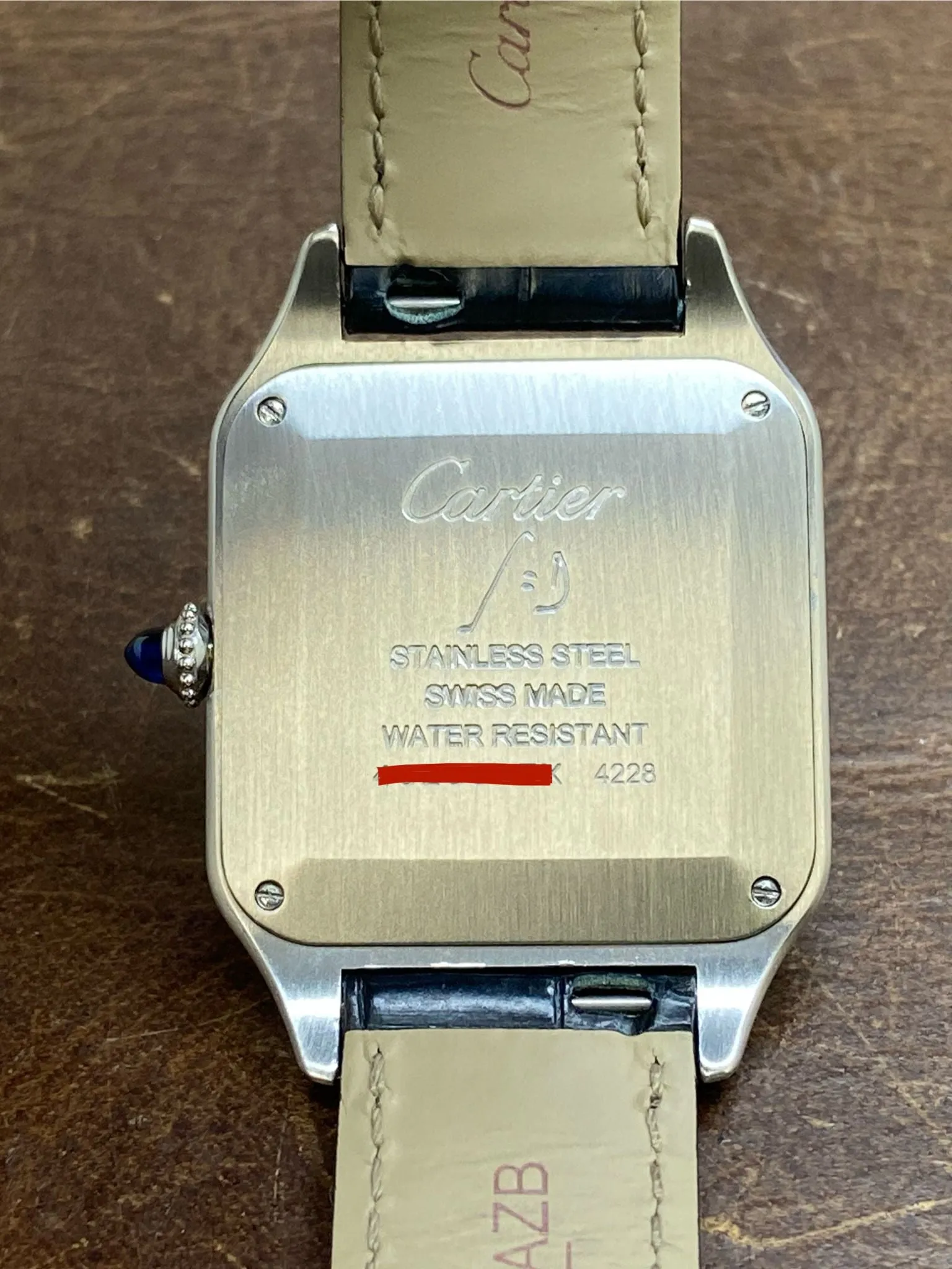 Cartier Santos Dumont WSSA0022 Silver Dial Quartz Men's Watch