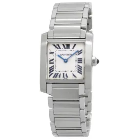 Cartier Tank Francaise Tank Francaise 2301 Pale Silvered Opaline Dial Quartz Watch