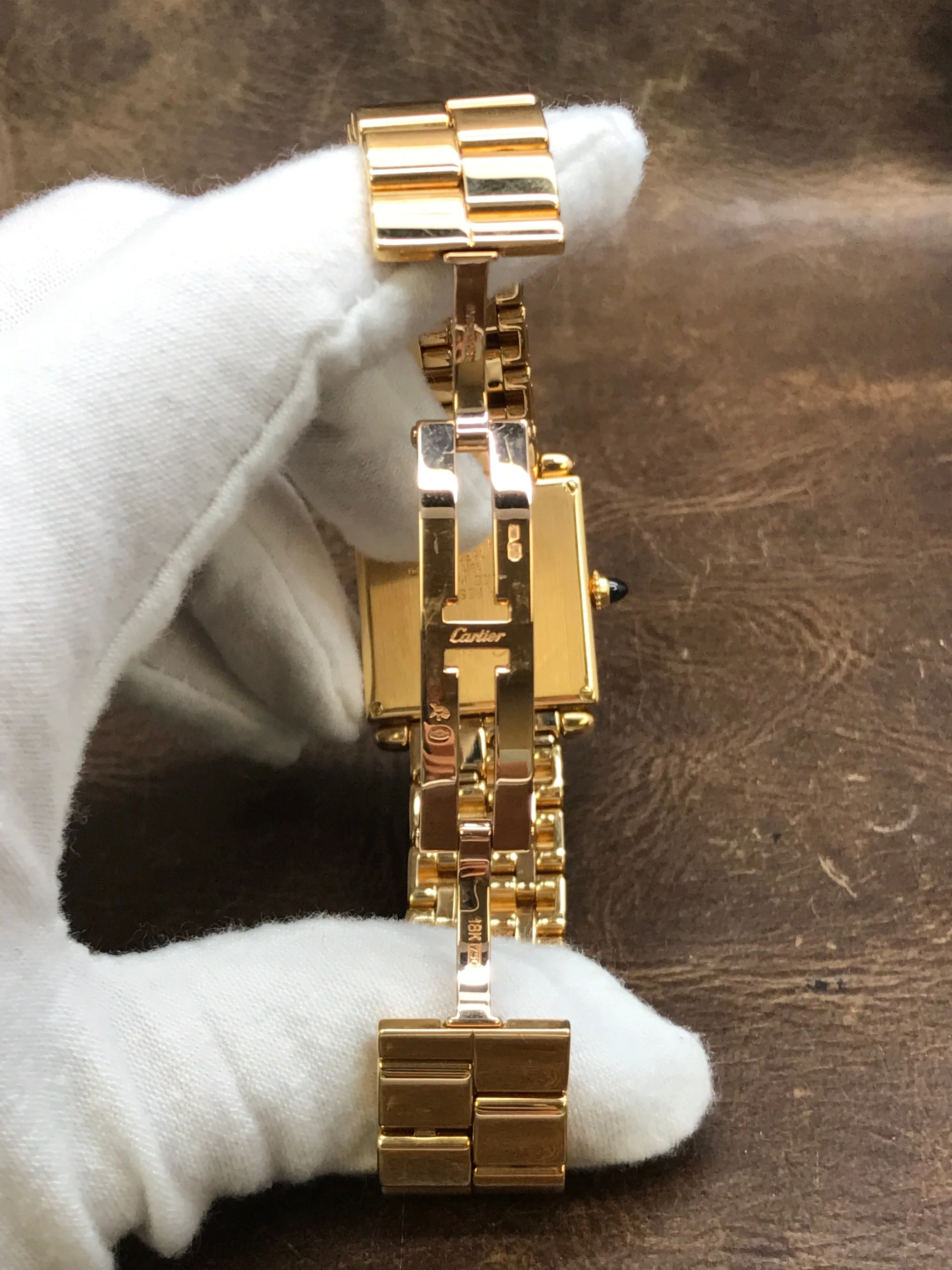 Cartier Tank Obus 1630 White Dial Quartz Watch