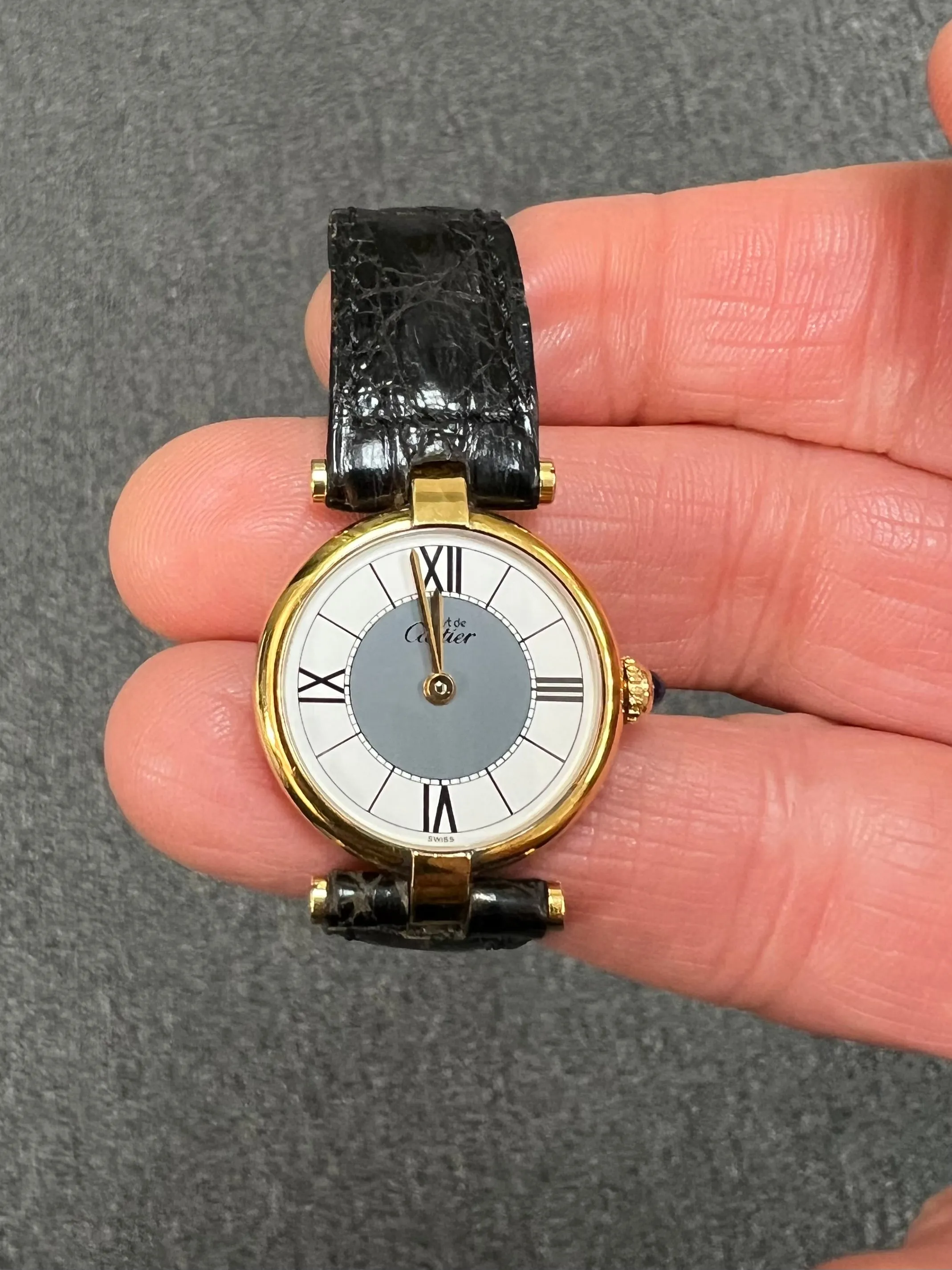 Cartier Vendome Must De Cartier Vermeil Wristwatch