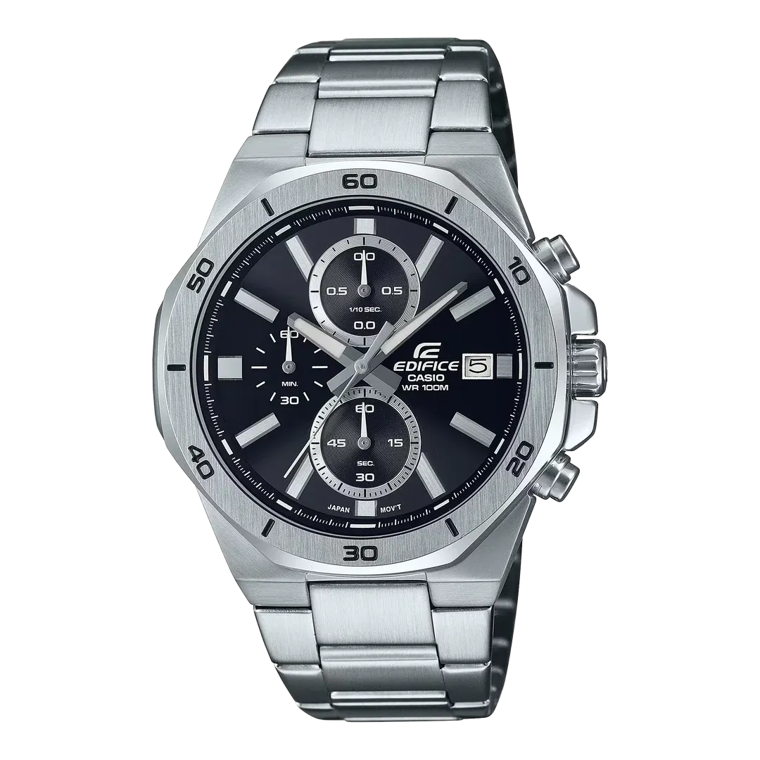 Casio Edifice Chronograph Black Dial Men's Watch | EFV-640D-1AVUDF