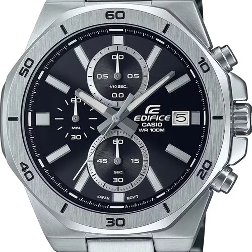 Casio Edifice Chronograph Black Dial Men's Watch | EFV-640D-1AVUDF