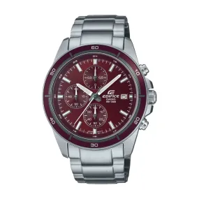 Casio Edifice Chronograph Red Dial Men's Watch | EFR-526D-5CVUDF