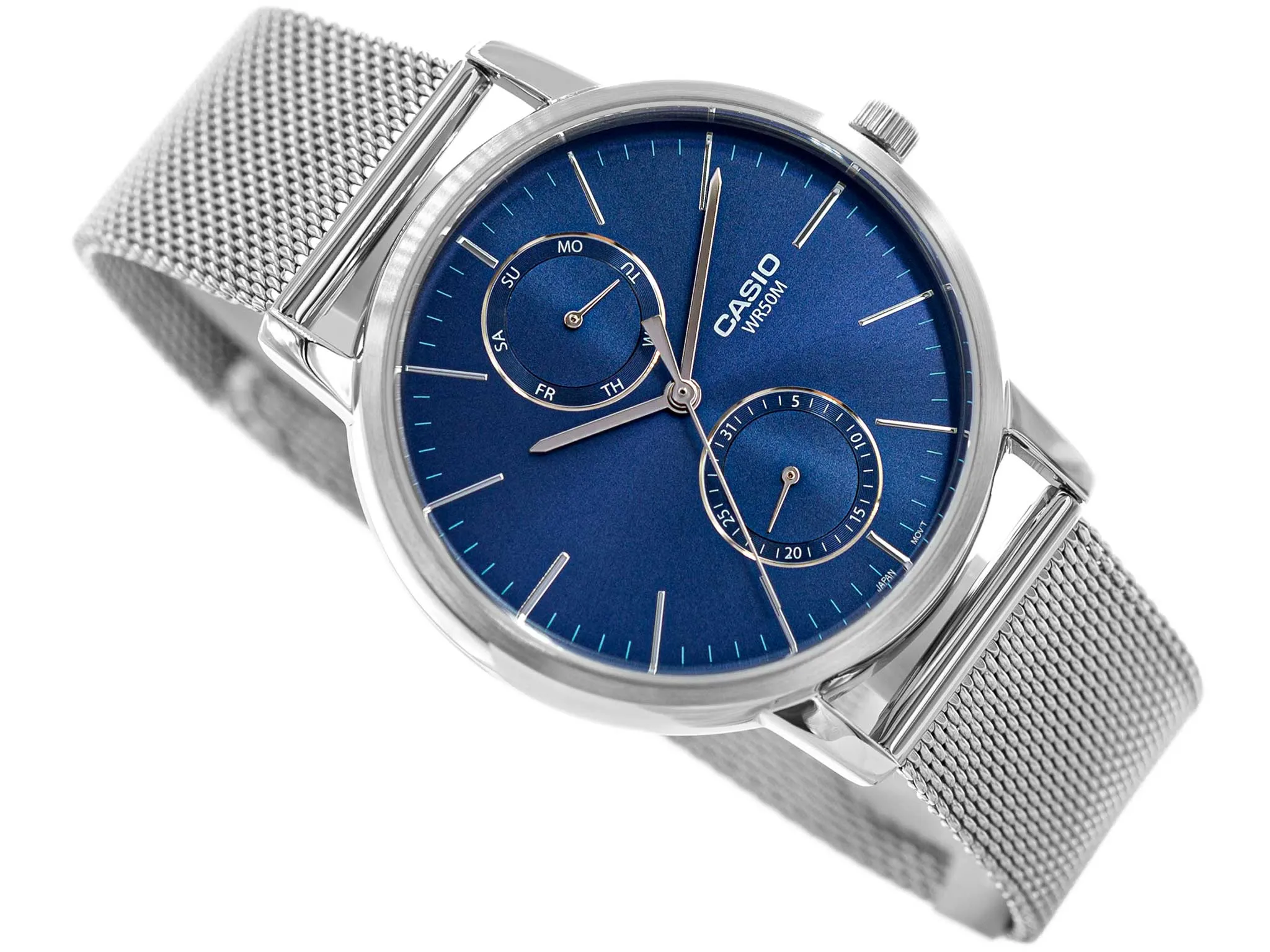 Casio Enticer Blue Dial  Stainless Steel Men's Watch| MTP-B310M-2AVDF