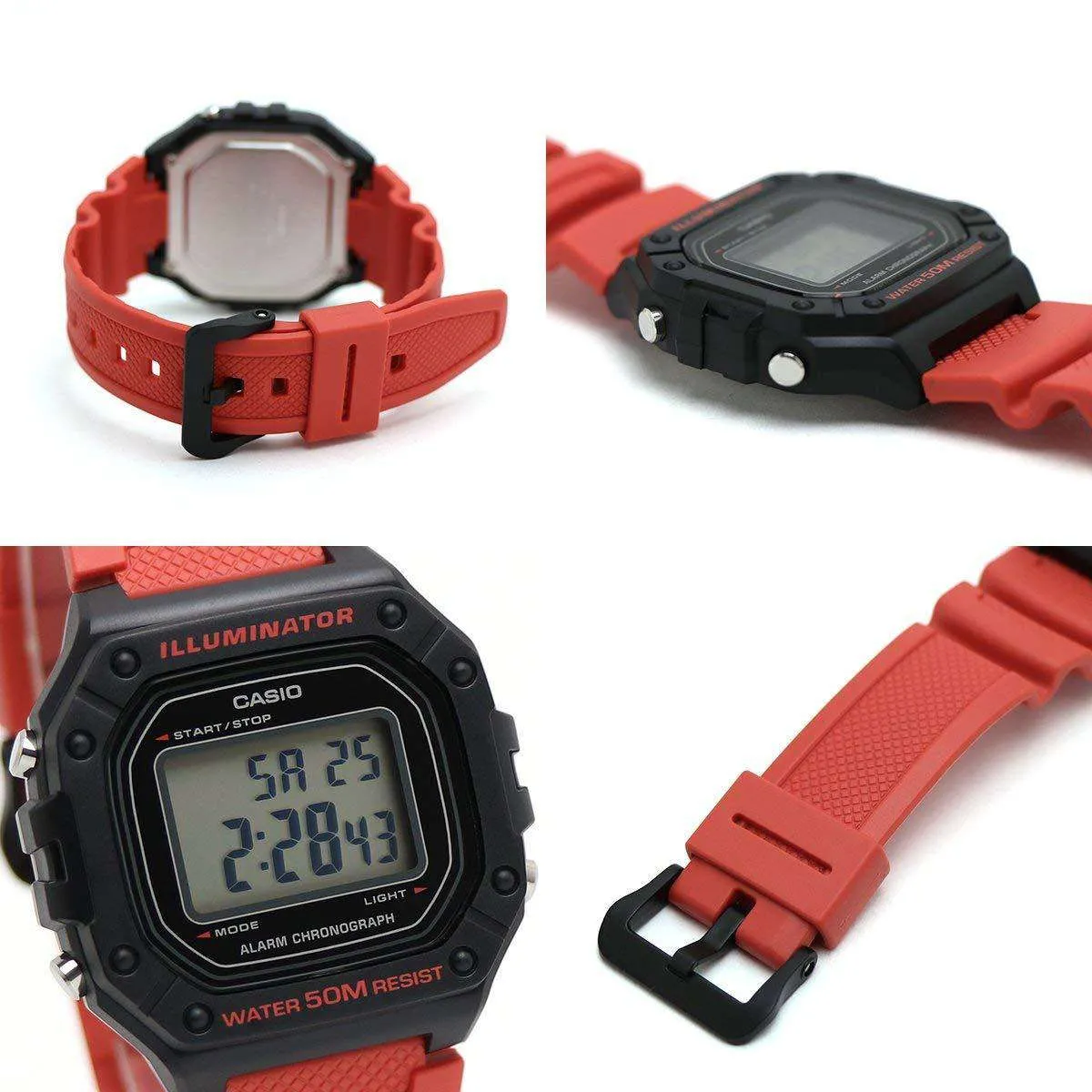 Casio "Illuminator" Youth Digital Men's Watch| W-218H-4BVDF