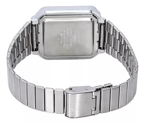 Casio Retro Digital Unisex Stainless Steel Watch| A120WE-1ADF