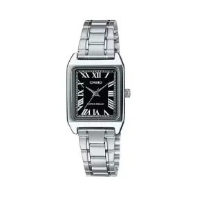 Casio Standard Black Rectangular Dial Woman's Watch | LTP-V007D-1BUDF