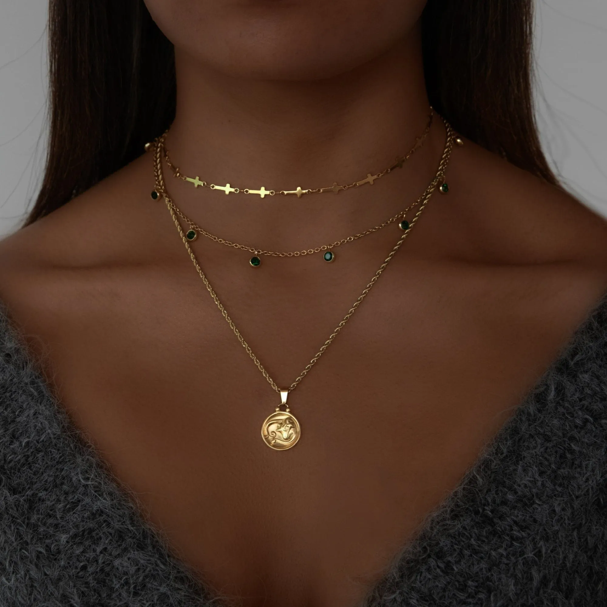 Cathedral Cross Choker