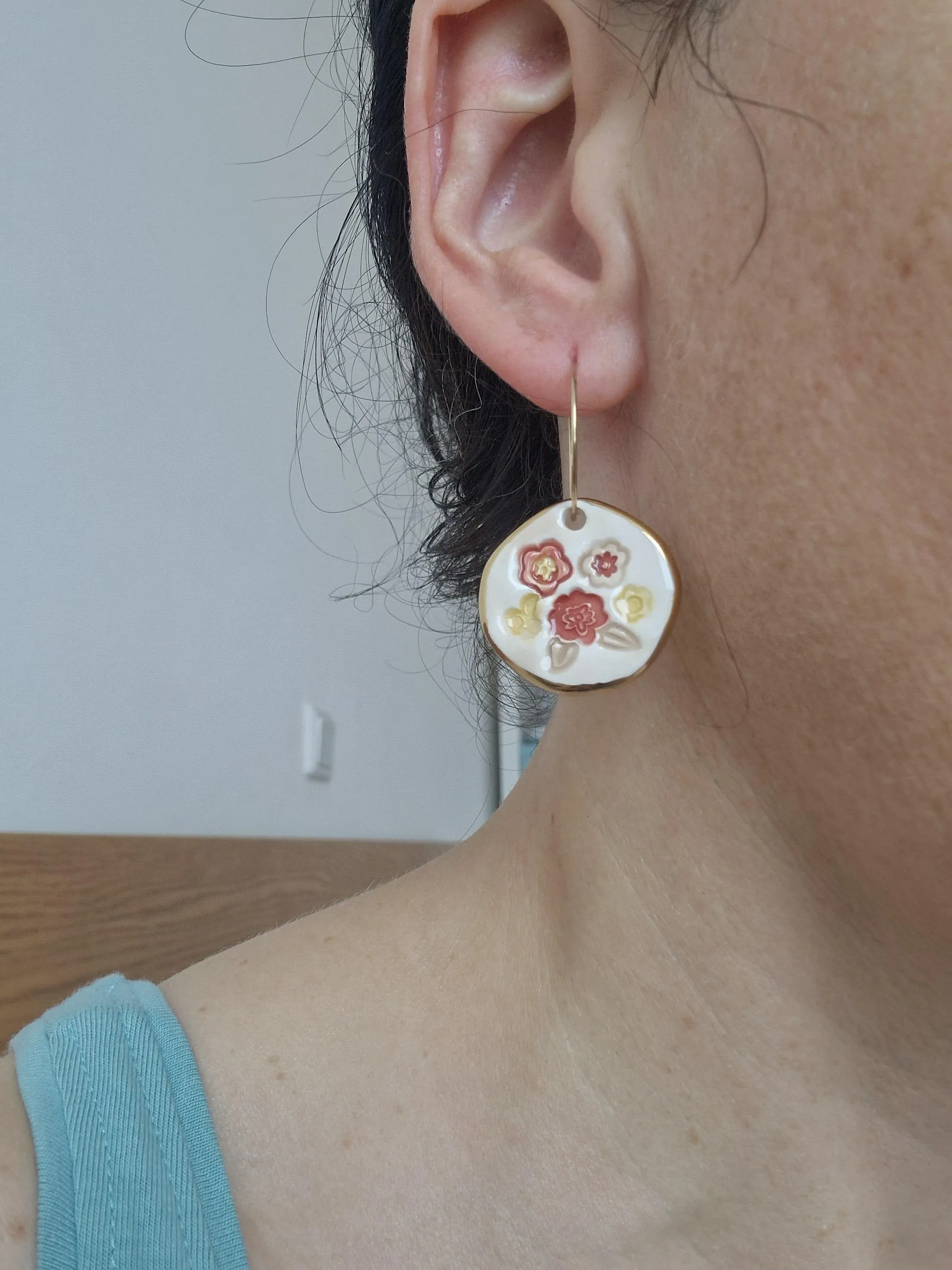 Ceramic earrings No. 11