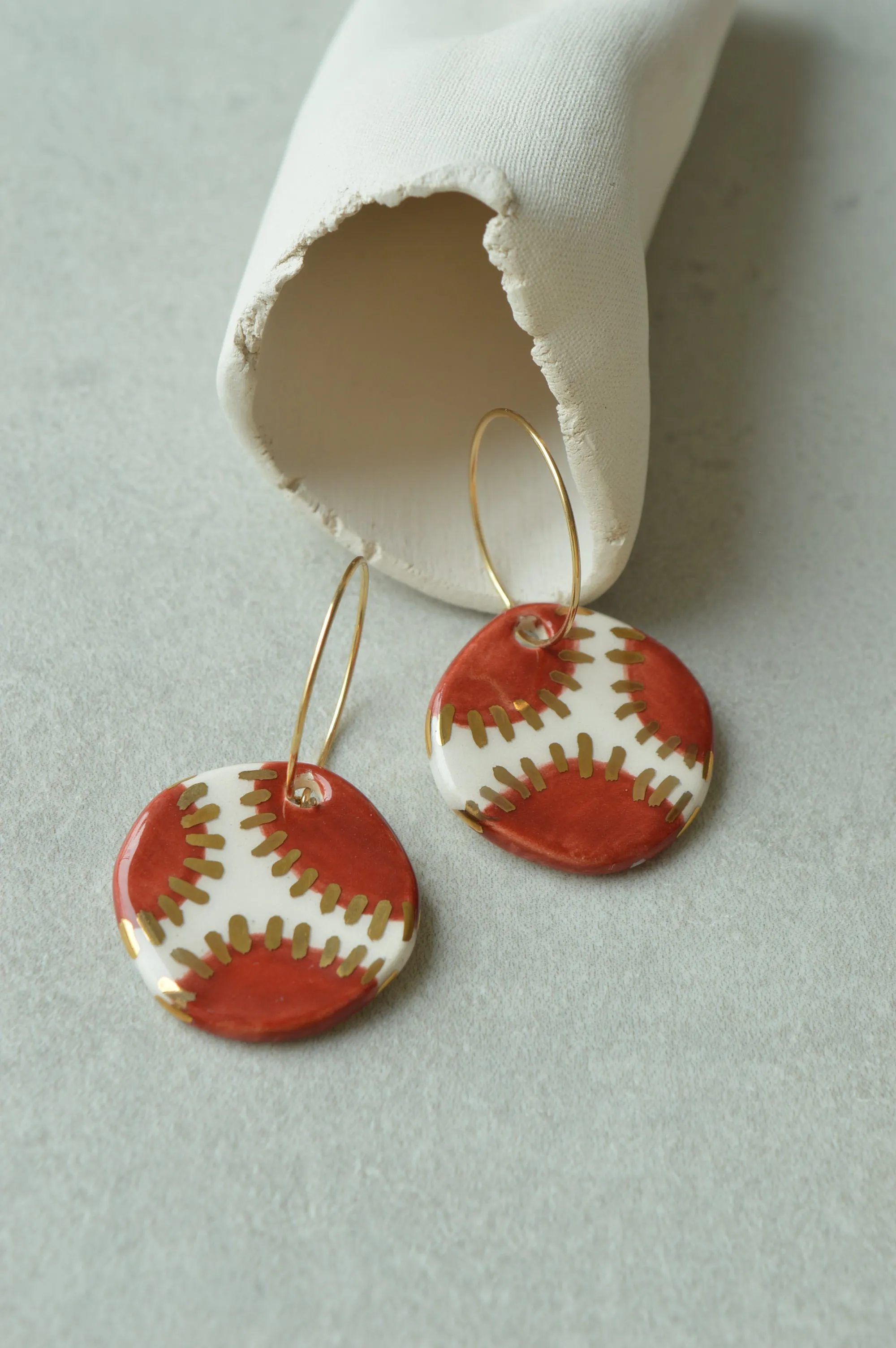 Ceramic earrings No. 11