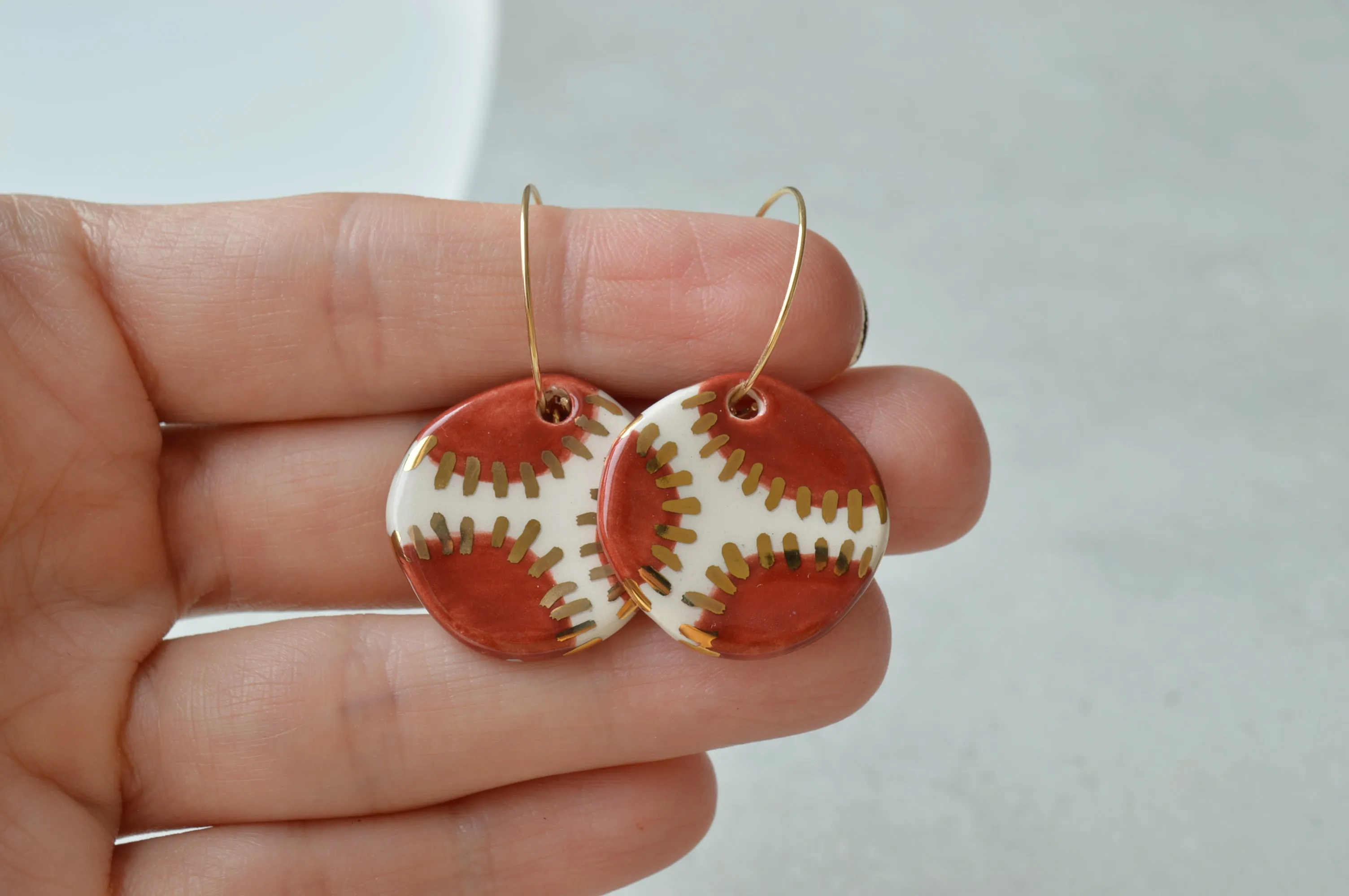 Ceramic earrings No. 11