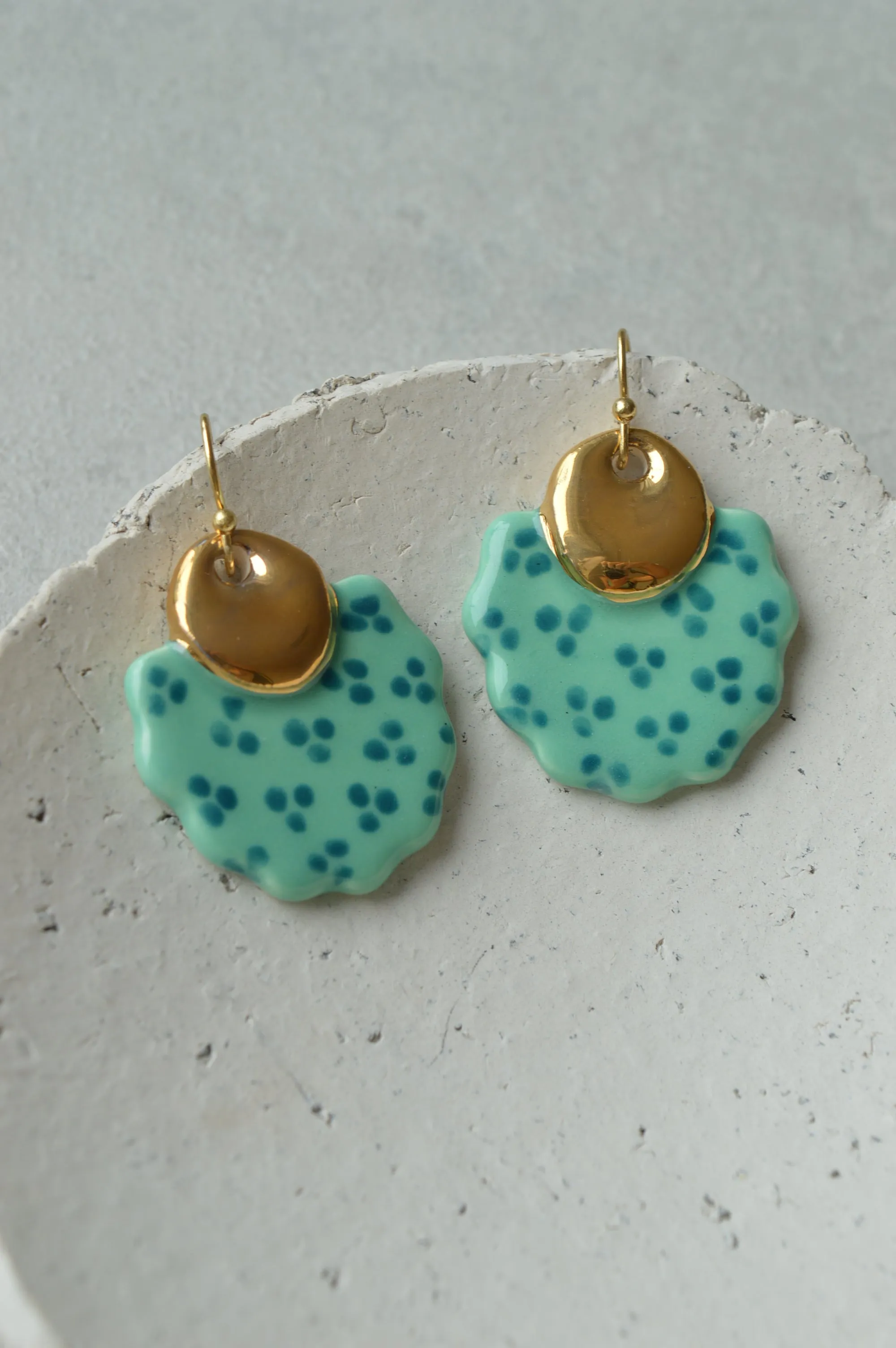 Ceramic earrings No. 13