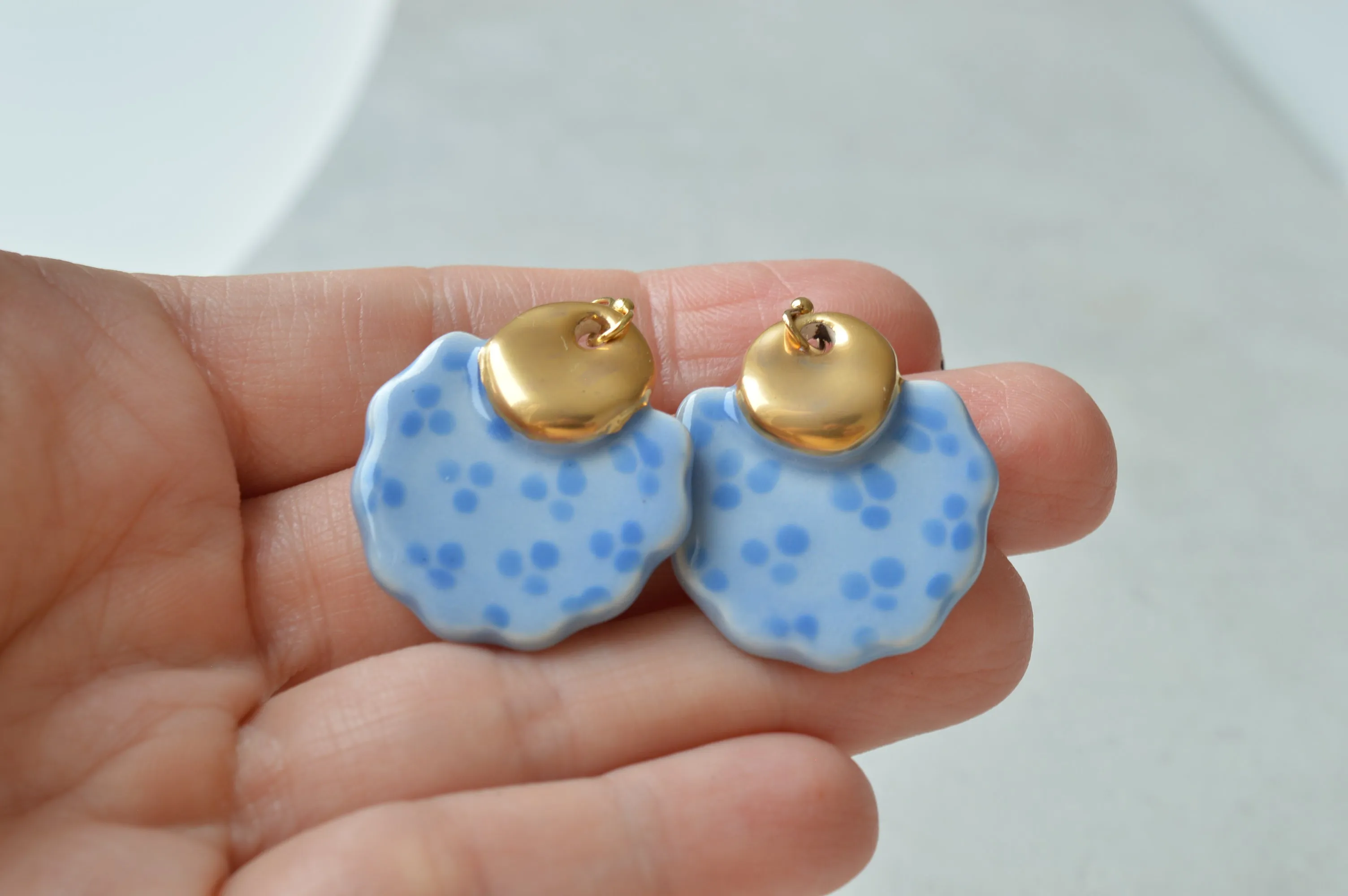 Ceramic earrings No. 18