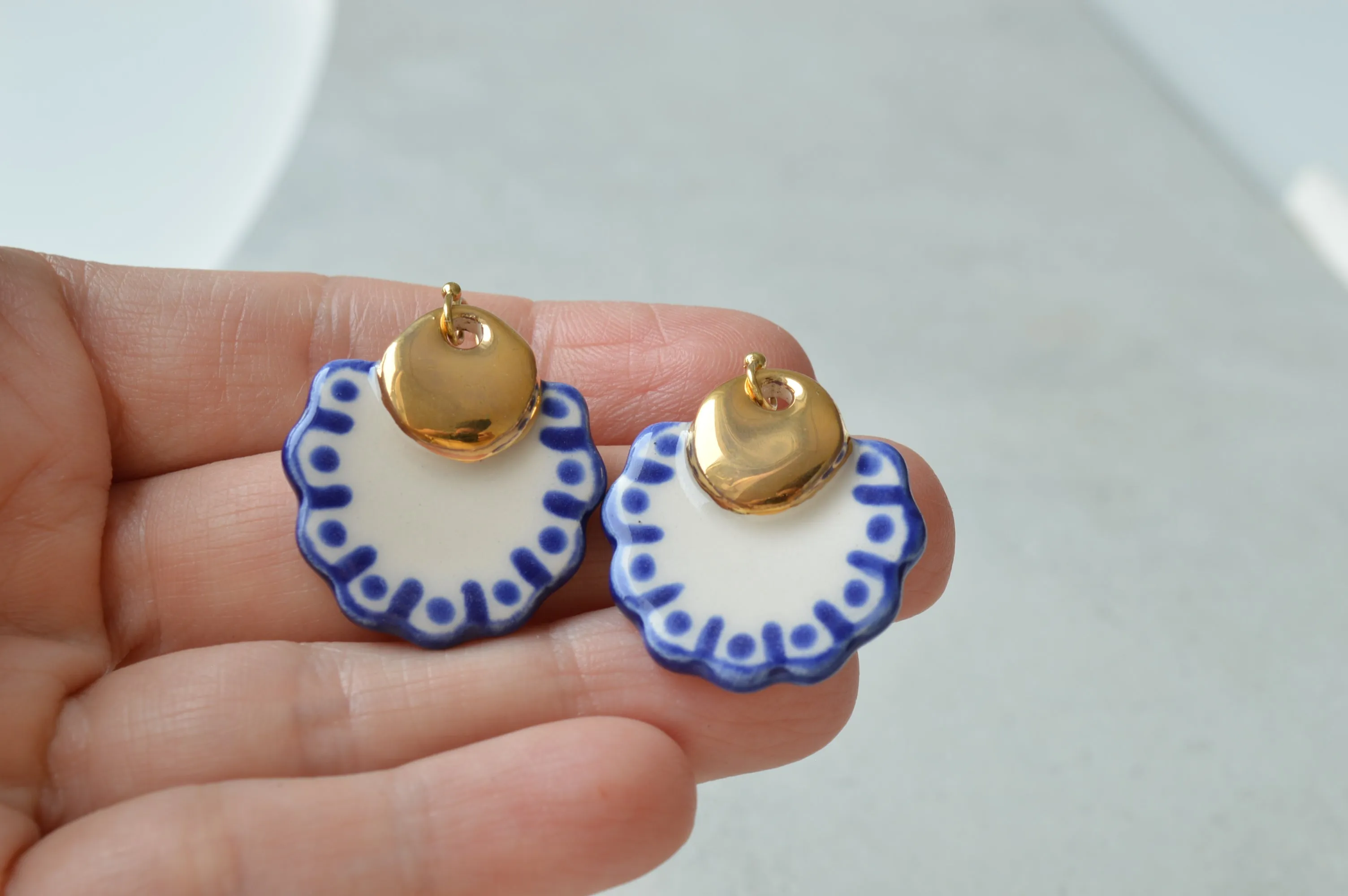 Ceramic earrings No. 2