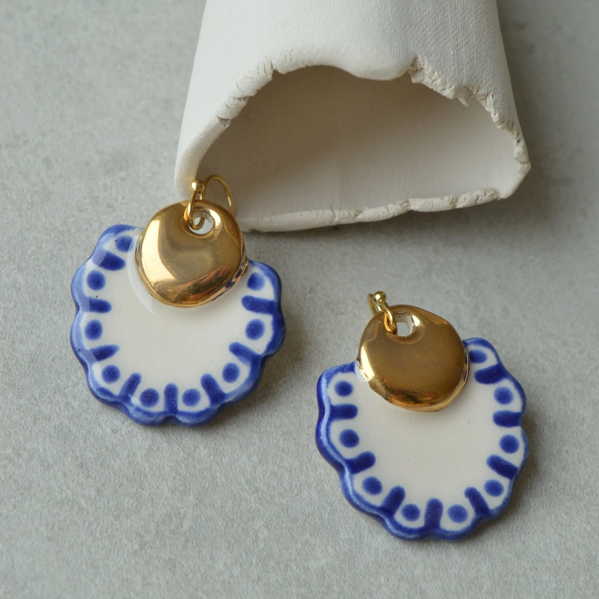 Ceramic earrings No. 2