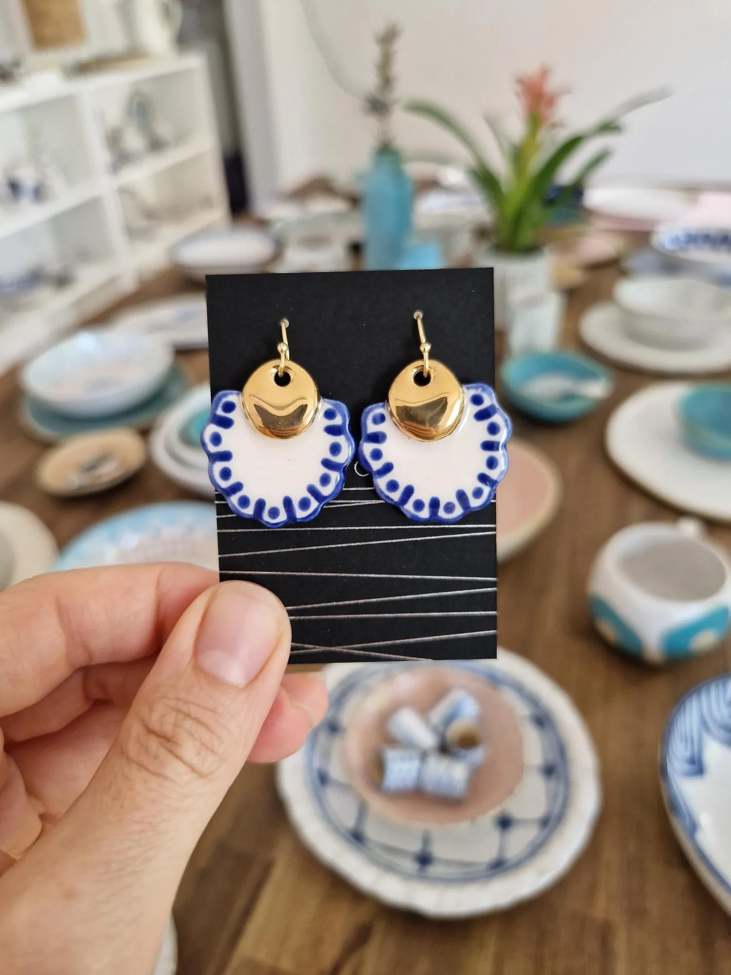 Ceramic earrings No. 2