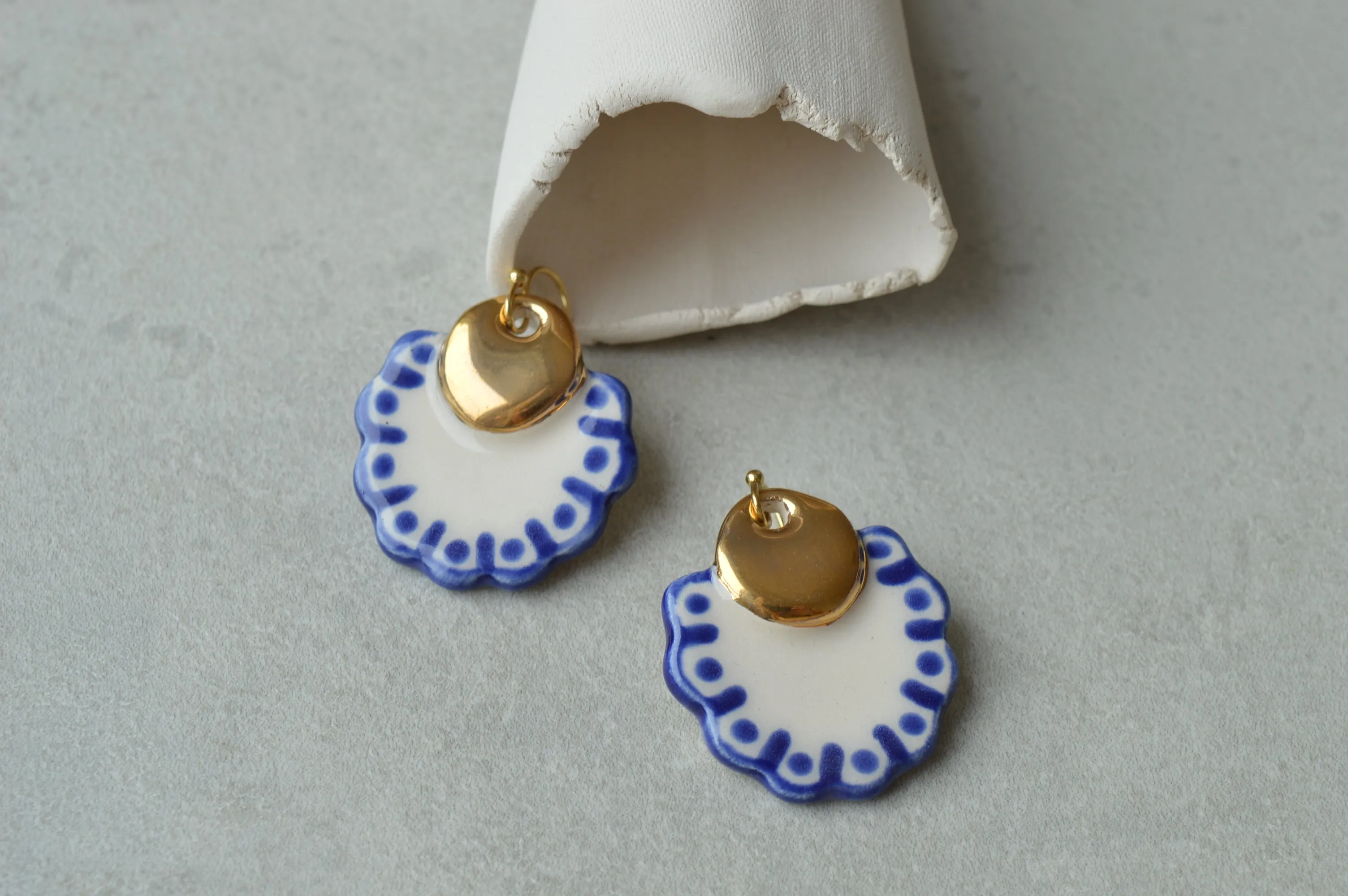 Ceramic earrings No. 2