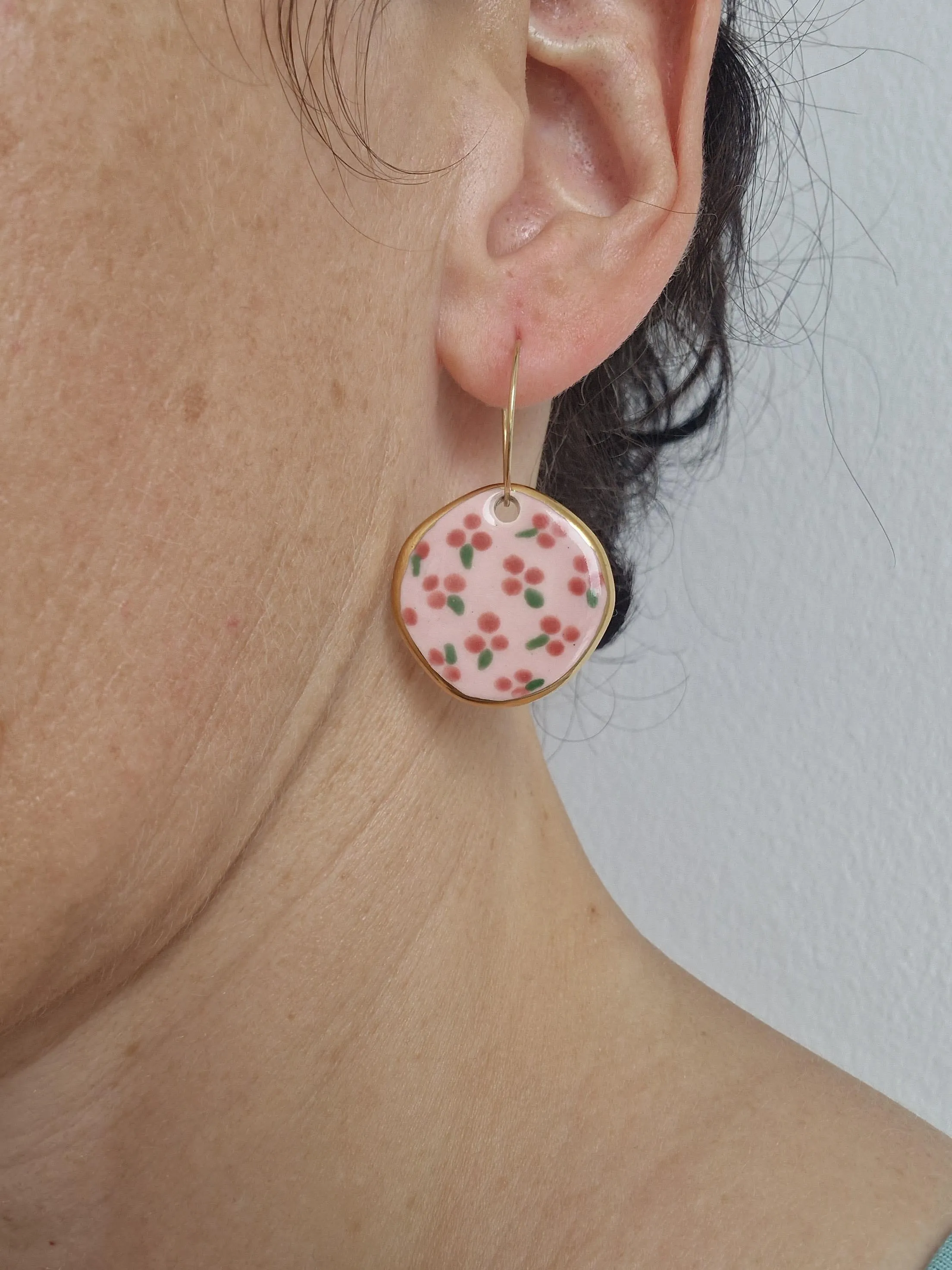 Ceramic earrings No. 32