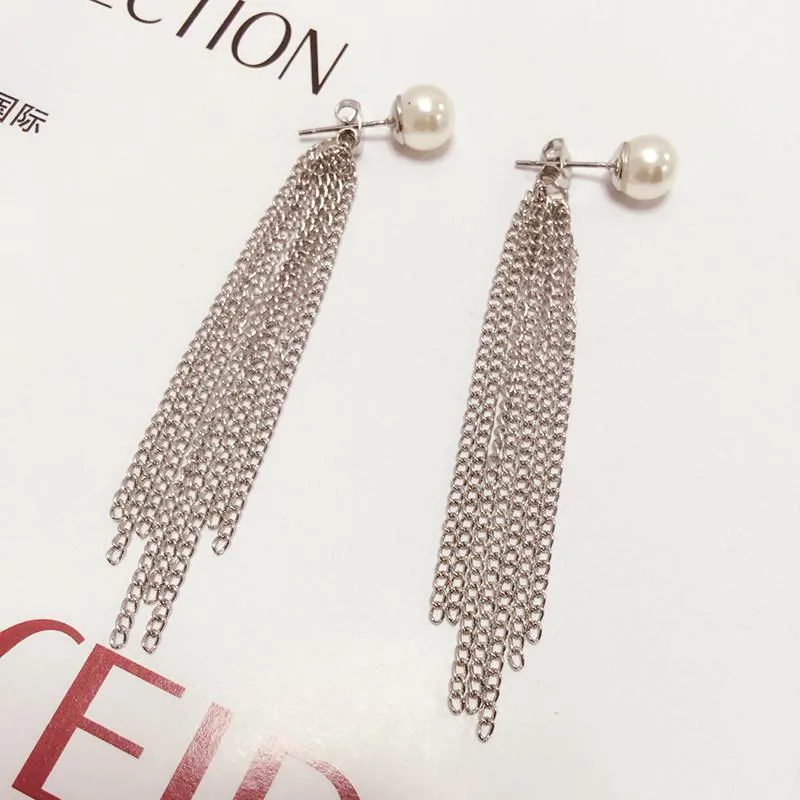 Chain Craze Multi-Layer Tassel Earrings