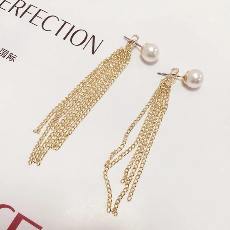 Chain Craze Multi-Layer Tassel Earrings