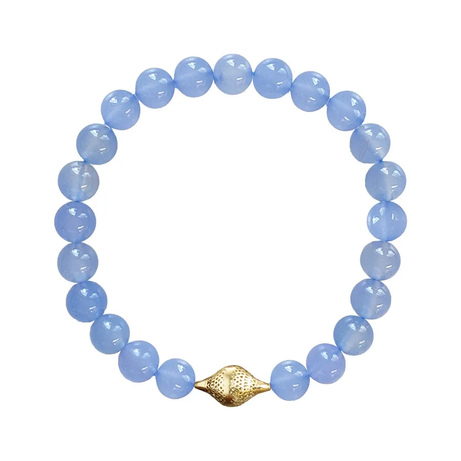 CHALCEDONY STRETCH BRACELET