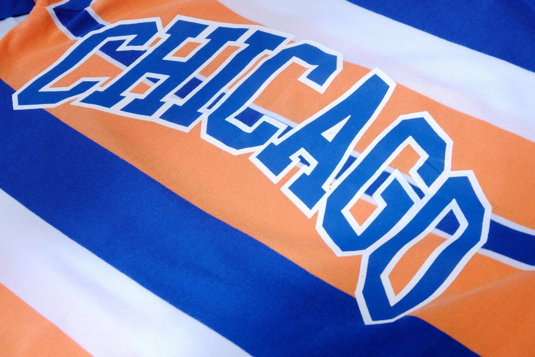 Chicago Print Crew-Neck Oversized T-Shirt