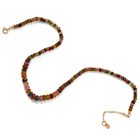 Chronos Strand, Graduated Tourmaline, 9kt Yellow Gold