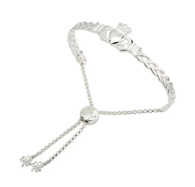 CLADDAGH DRAW STRING BANGLE