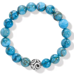 Contempo Chroma Turquoise Stretch Bracelet