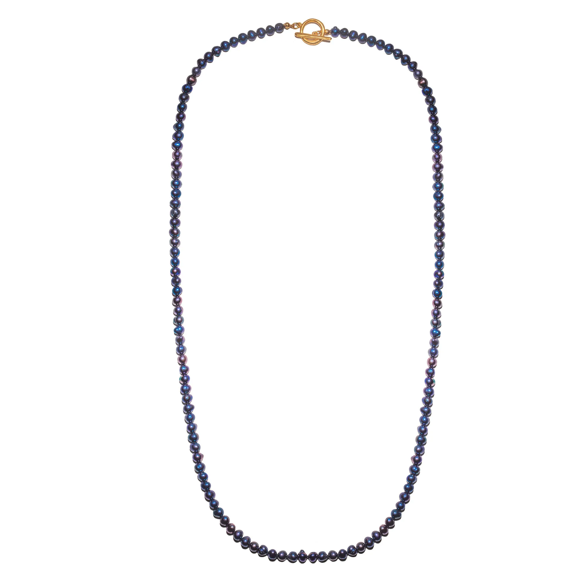 Convertible Blue Pearl Necklace